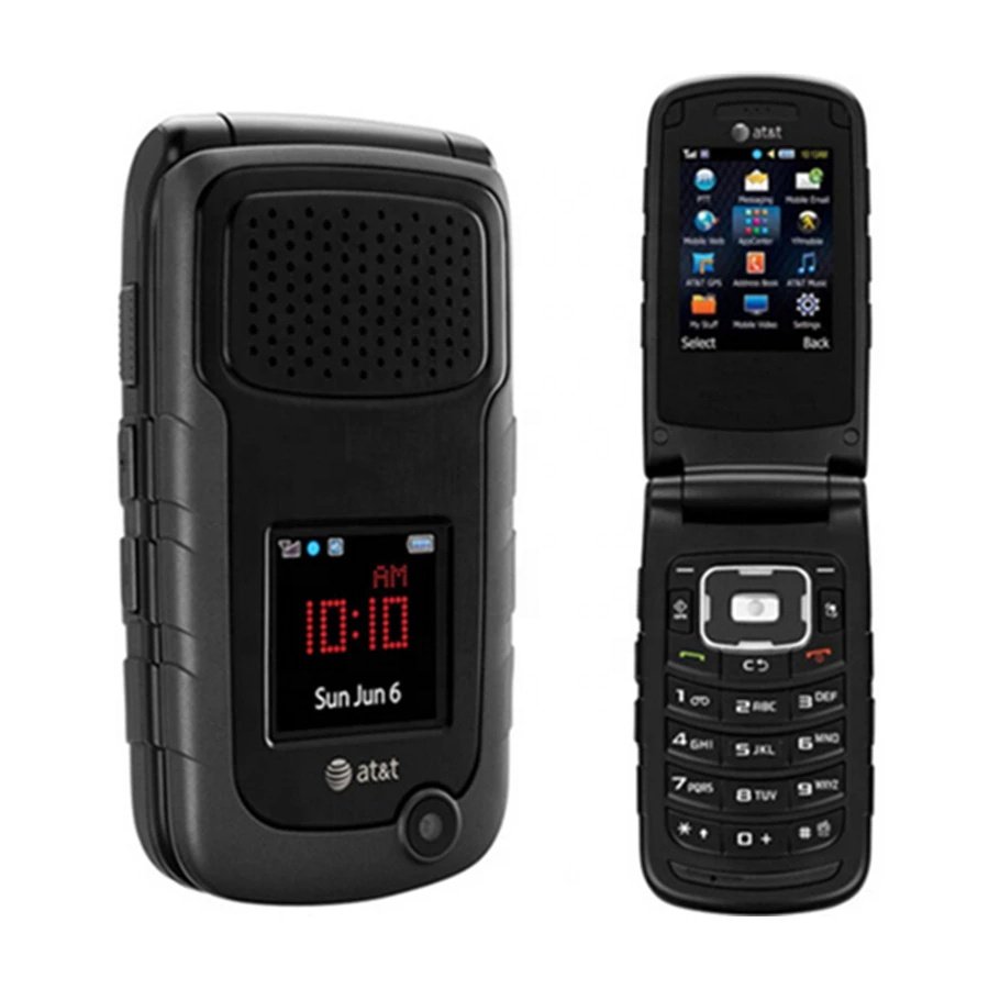 For A847 Rugby II 2.2 Inch 3G GSM 2MP 1300mAh Support French Spanish English Mobile Phones
